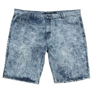 Rocawear Y2K Baggy Denim‎ Shorts W54 Blue Acid Wash Hip Hop Streetwear